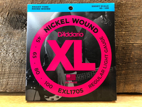 D'Addario Nickel Wound Electric Bass Strings