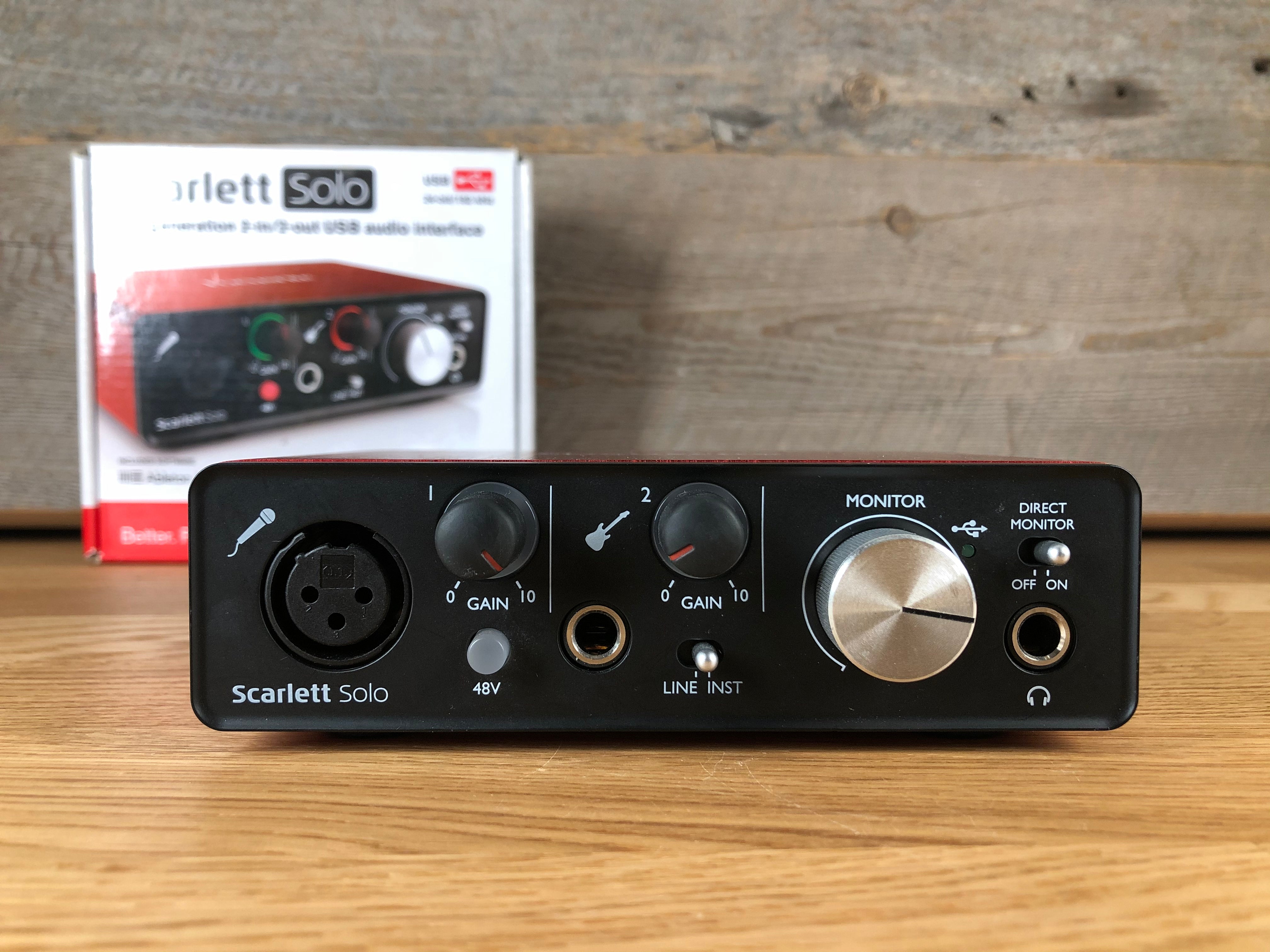 Focusrite store Scarlett Solo