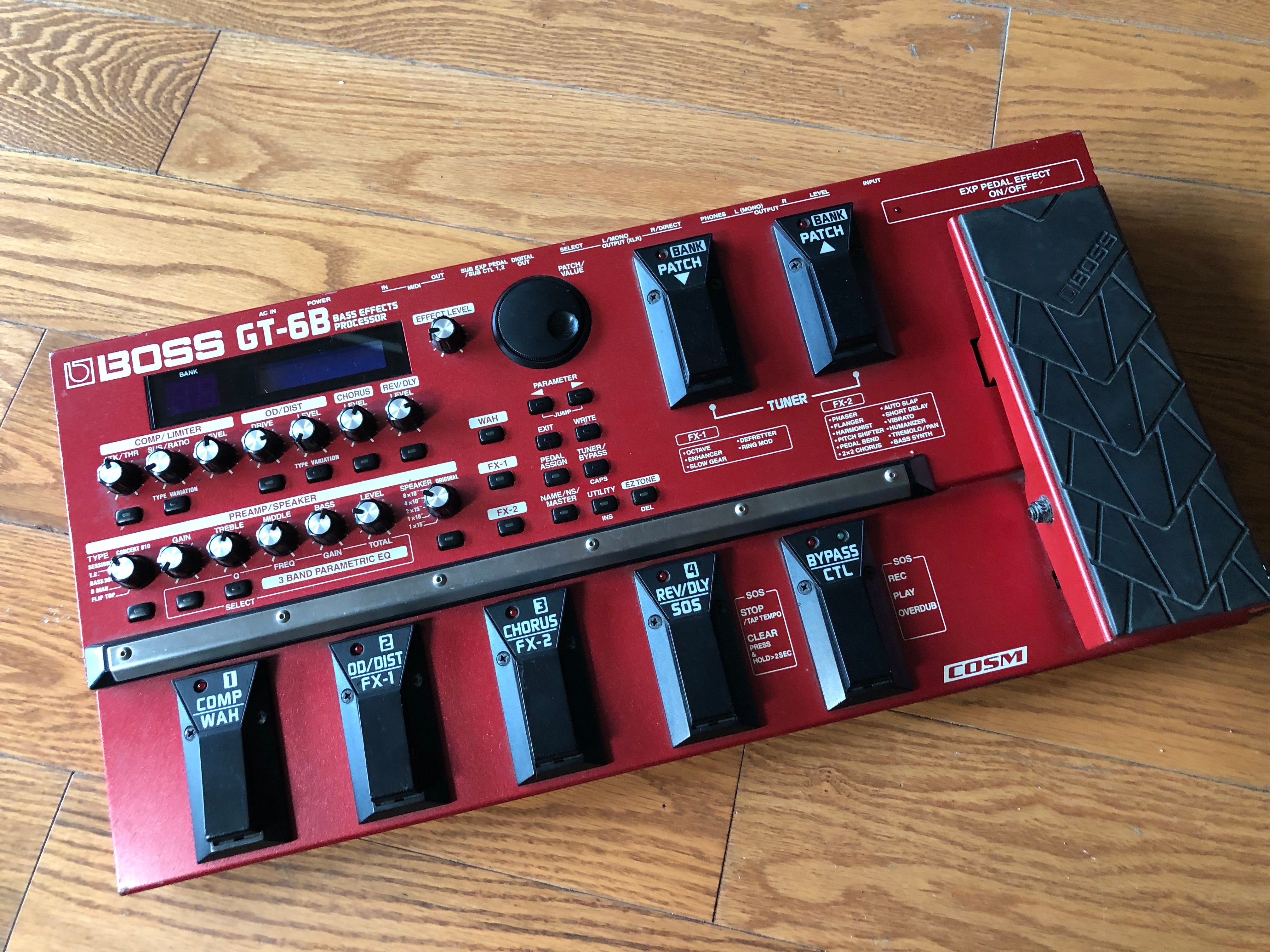 Boss GT-6B Bass FX Processor with Soft Case Toronto, ON