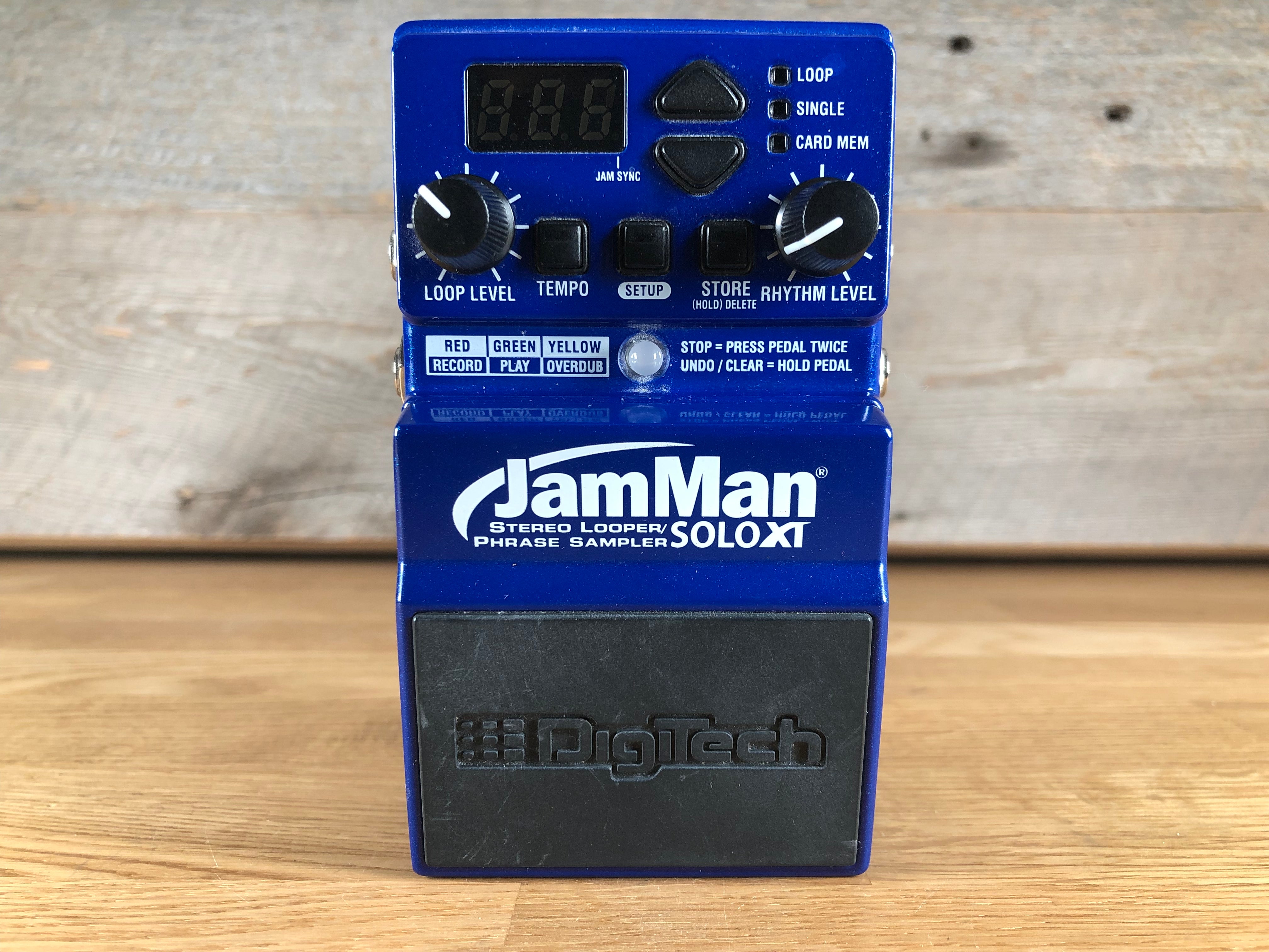 Digitech JamMan Solo ルーパー ＋ 純正AC Digitech JamMan Solo HD Stereo Looper/Recorder/Phase Sampler
