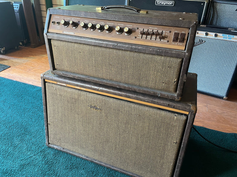 Acoustic Control Corp Model 160 Tube Amp Head & 466 Speaker Cab Used