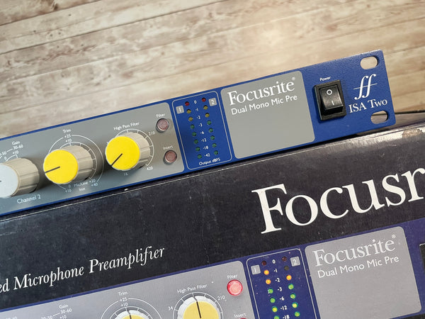 Focusrite ISA Two Dual Mic Preamp Used