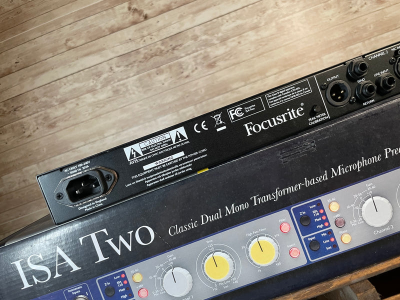 Focusrite ISA Two Dual Mic Preamp Used