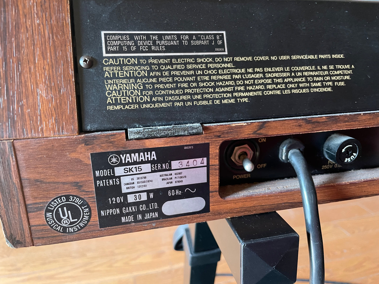 Yamaha SK-15 Symphonic Ensemble Used Toronto, ON | Cask Music