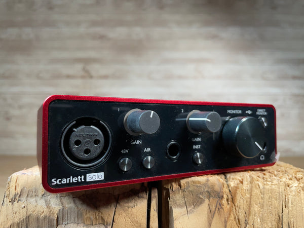 Focusrite Scarlett Solo USB Interface Used