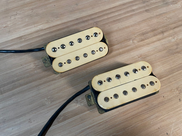Vintage 1970s Dimarzio DP103 Pair Cream Used