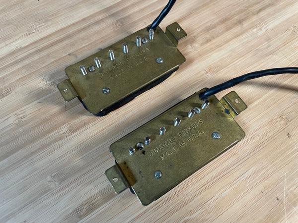Vintage 1970s Dimarzio DP103 Pair Cream Used