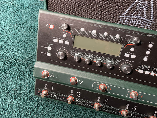 Kemper Profiler Stage Modelling Floorboard + Kemper Power Kabinet Used