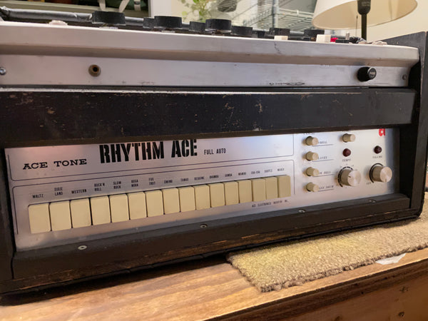 Custom Ace Tone FR-1 Rhythm Ace Drum Machine / Amplifier Head Used