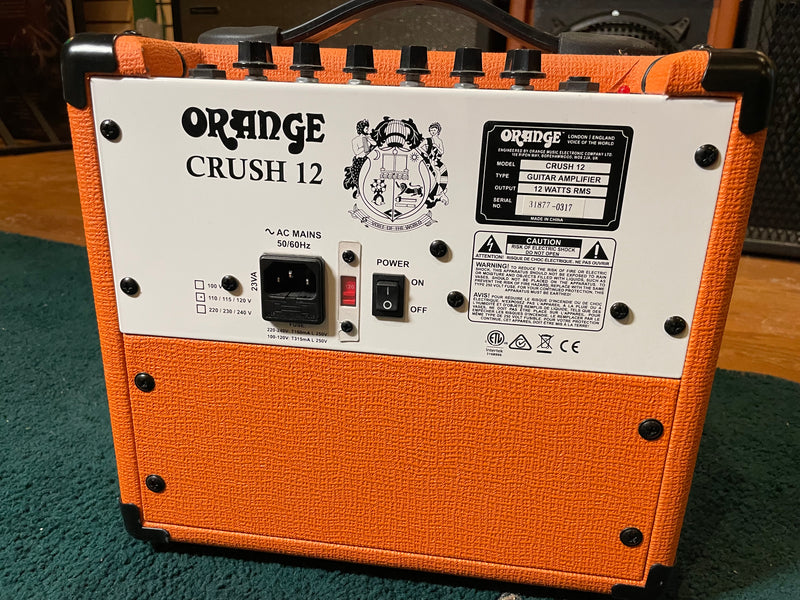 Orange Crush 12 Combo Used
