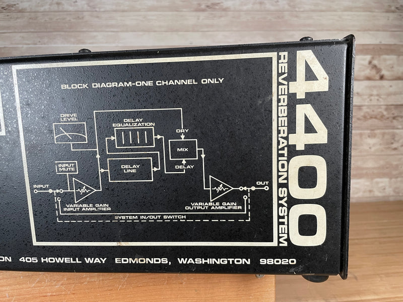 Tapco 4400 Reverberation System Used