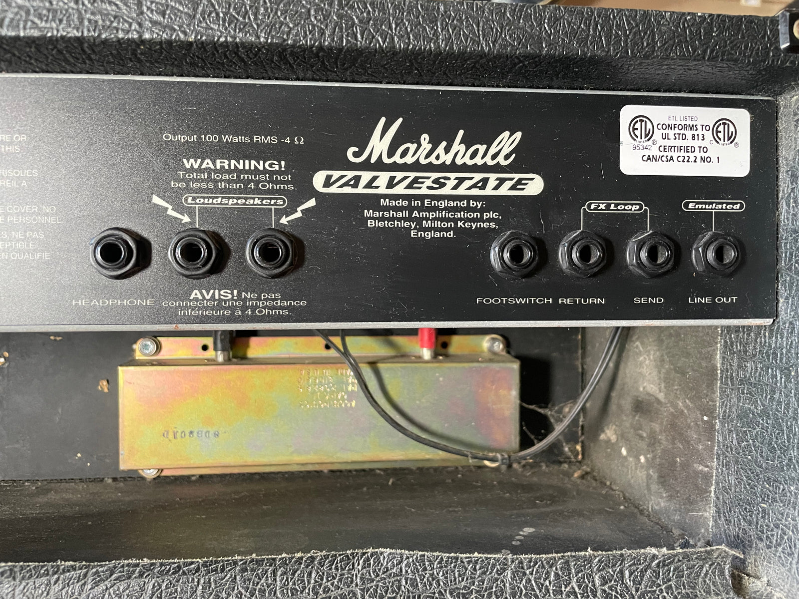 Marshall Valvestate VS100 Head Used Toronto, ON | Cask Music