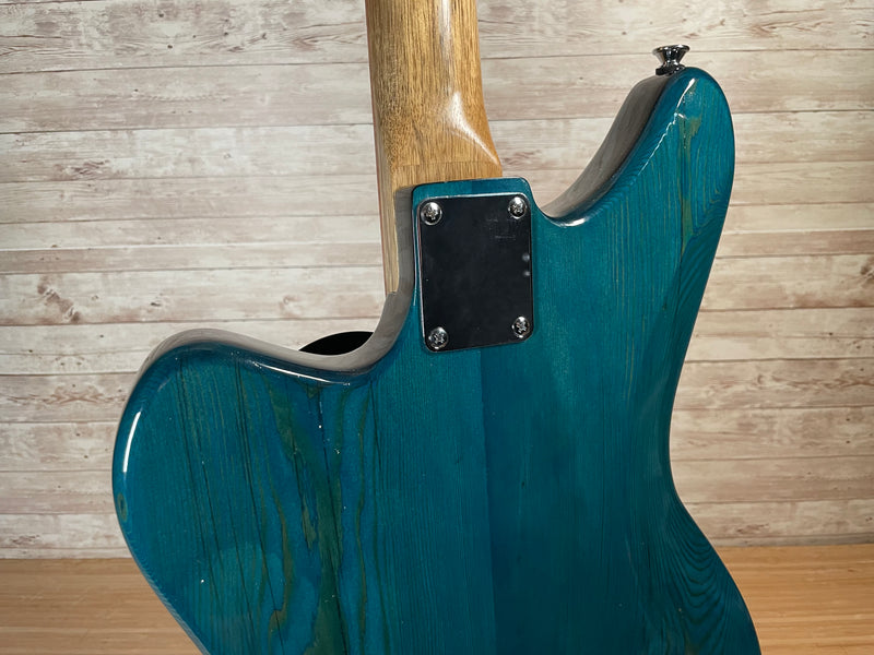 Caxton Guitar Custom Blue Offset