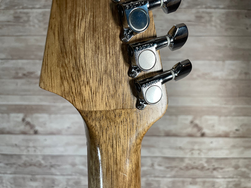 Caxton Guitar Custom Blue Offset
