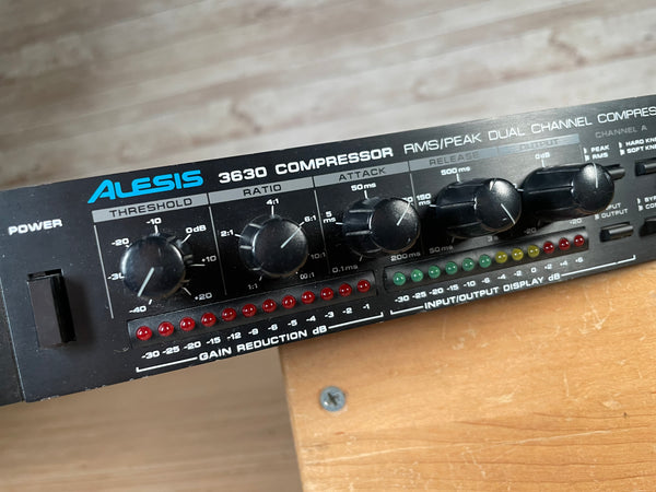 Alesis 3630 Dual-Channel Compressor/Limiter Used