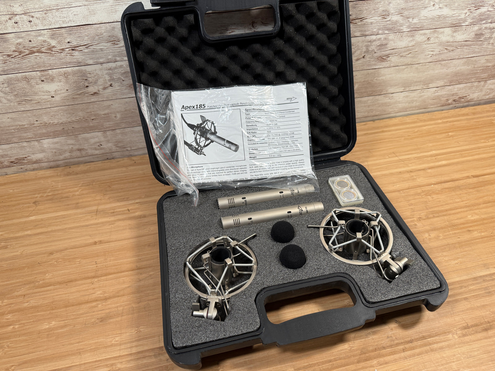 Apex 185 Pencil Condenser Pair Used Toronto, ON | Cask Music