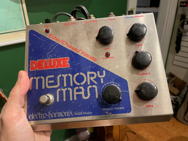 Electro-Harmonix Deluxe Memory Man 1970s Blue Used