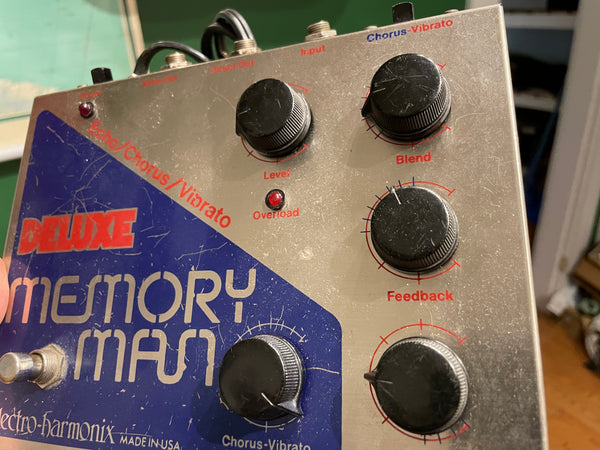 Electro-Harmonix Deluxe Memory Man 1970s Blue Used