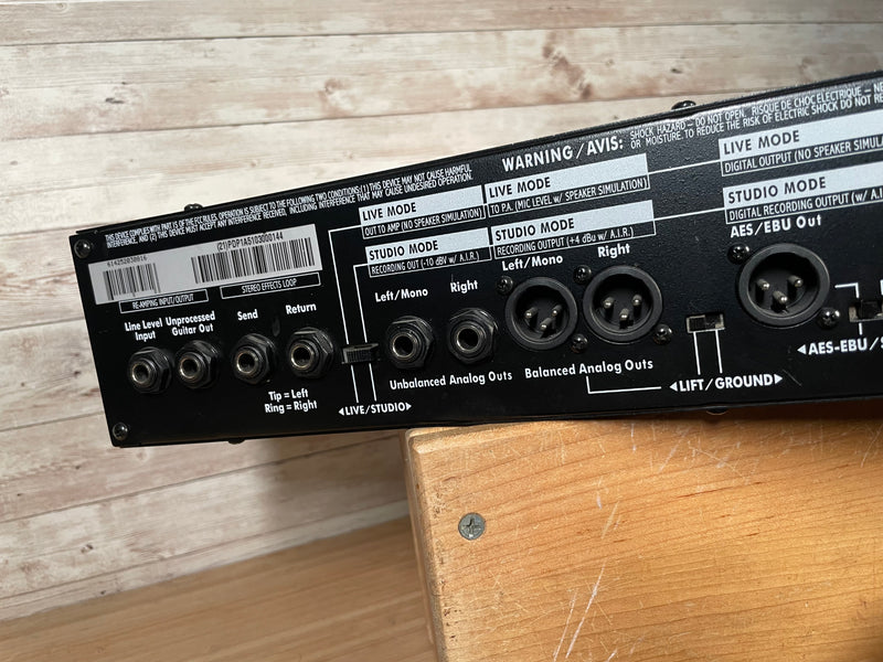 Line 6 POD Pro Rack Unit + Floor Controller Used