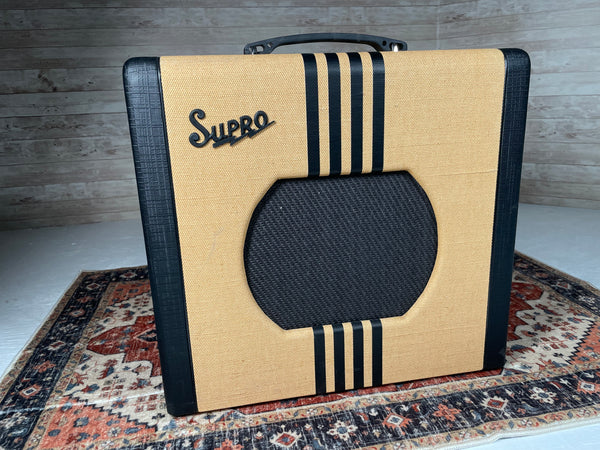 Supro Delta King 10 Tube Combo Tweed Used