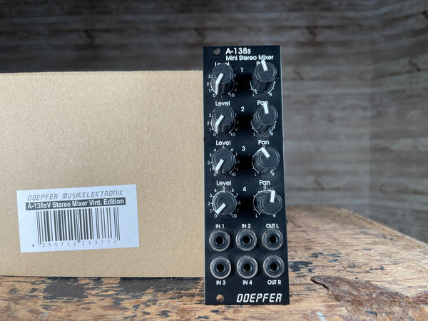 Doepfer A-138sV Stereo Mixer with Original Box Used