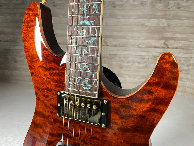 Schecter C-1 Classic Amber Quilt Used