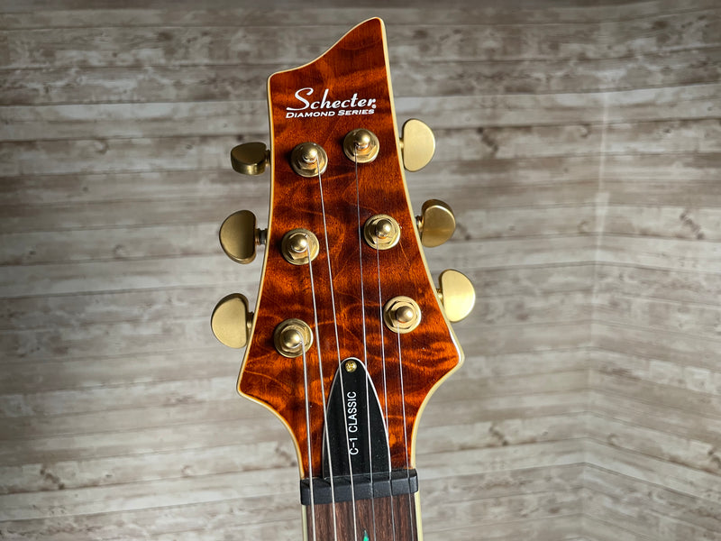 Schecter C-1 Classic Amber Quilt Used
