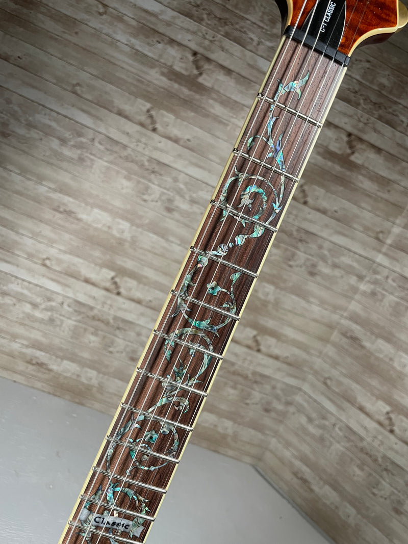 Schecter C-1 Classic Amber Quilt Used