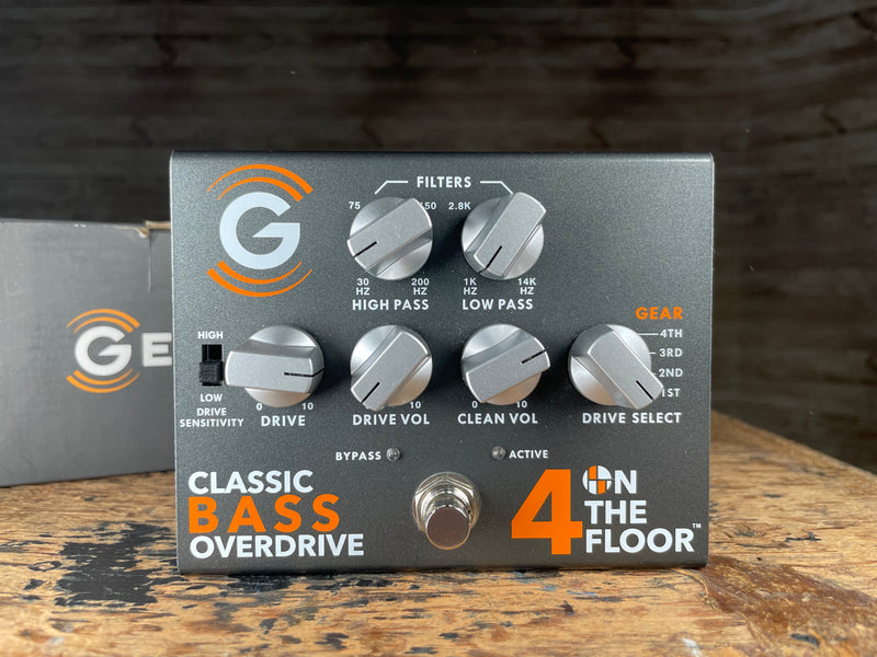 Genzler 4 On the Floor Bass Overdrive with Original Box Used