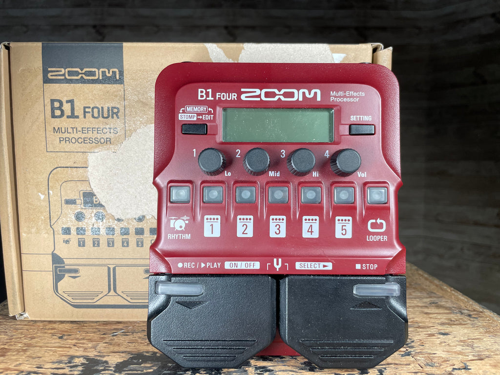 Zoom B1 Four Bass Multi-Effects with Box Hamilton, ON | Cask Music