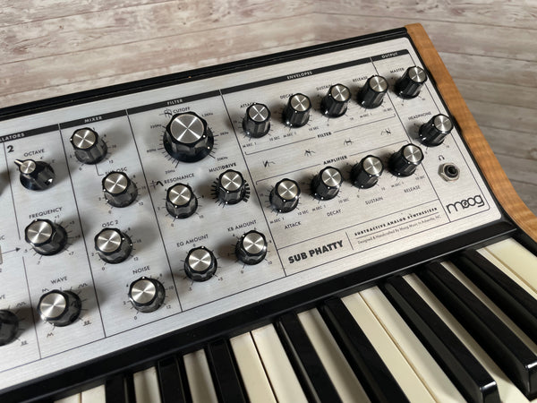 Moog Sub Phatty with Custom Hardwood Panels Used