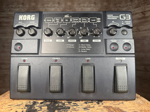 Korg G3 Guitar Performance Processor 1980s MIJ Used