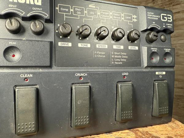 Korg G3 Guitar Performance Processor 1980s MIJ Used