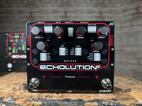 Pigtronix Echolution 2 Deluxe with Original Box Used