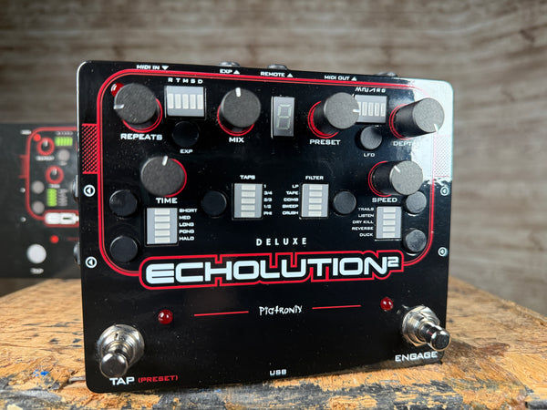 Pigtronix Echolution 2 Deluxe with Original Box Used