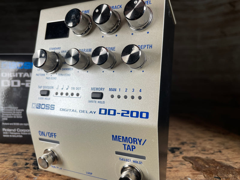 Boss DD-200 Digital Delay with Original Box Used