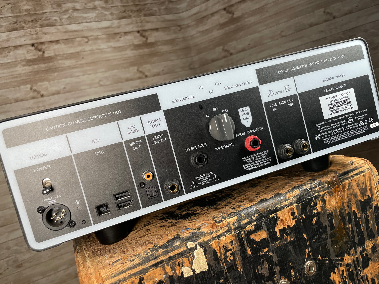 Universal Audio Ox Amp Top Box Used Hamilton, ON | Cask Music