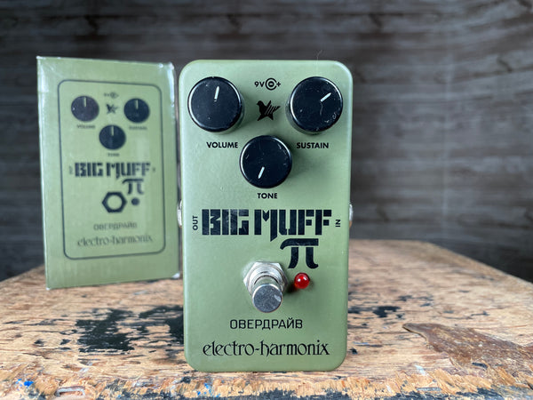 Electro-Harmonix Green Russian Big Muff Distortion Reissue with Original Box Used