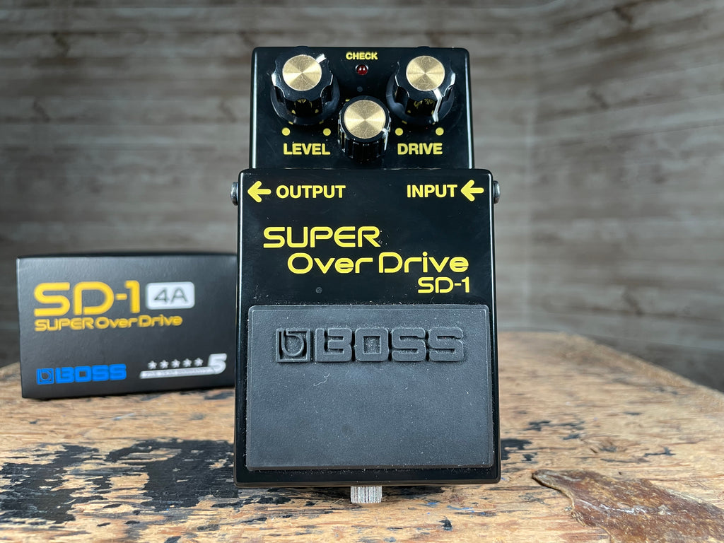 Boss SD-1 Super Overdrive Limited Black Used Hamilton ON | Cask Music