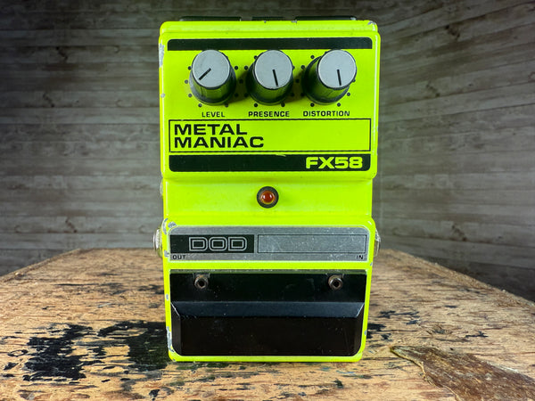 ギター DOD FX58 L MANIAC DOD FX58 Metal Maniac Used Hamilton, ON | Cask Music