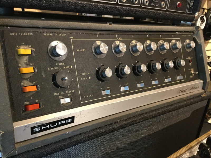Shure Vocal Master 6-Channel PA Mixer - Cask Music