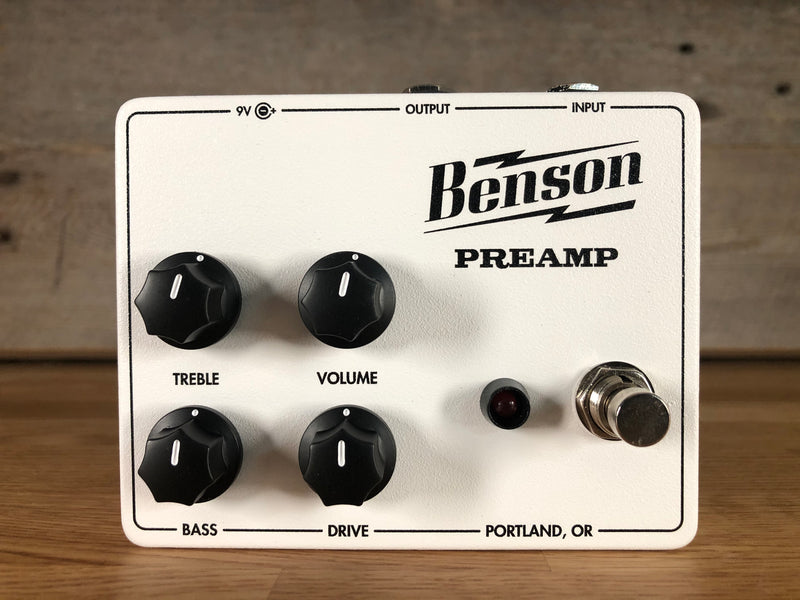 Benson Amps Preamp - Limited Tuxedo White