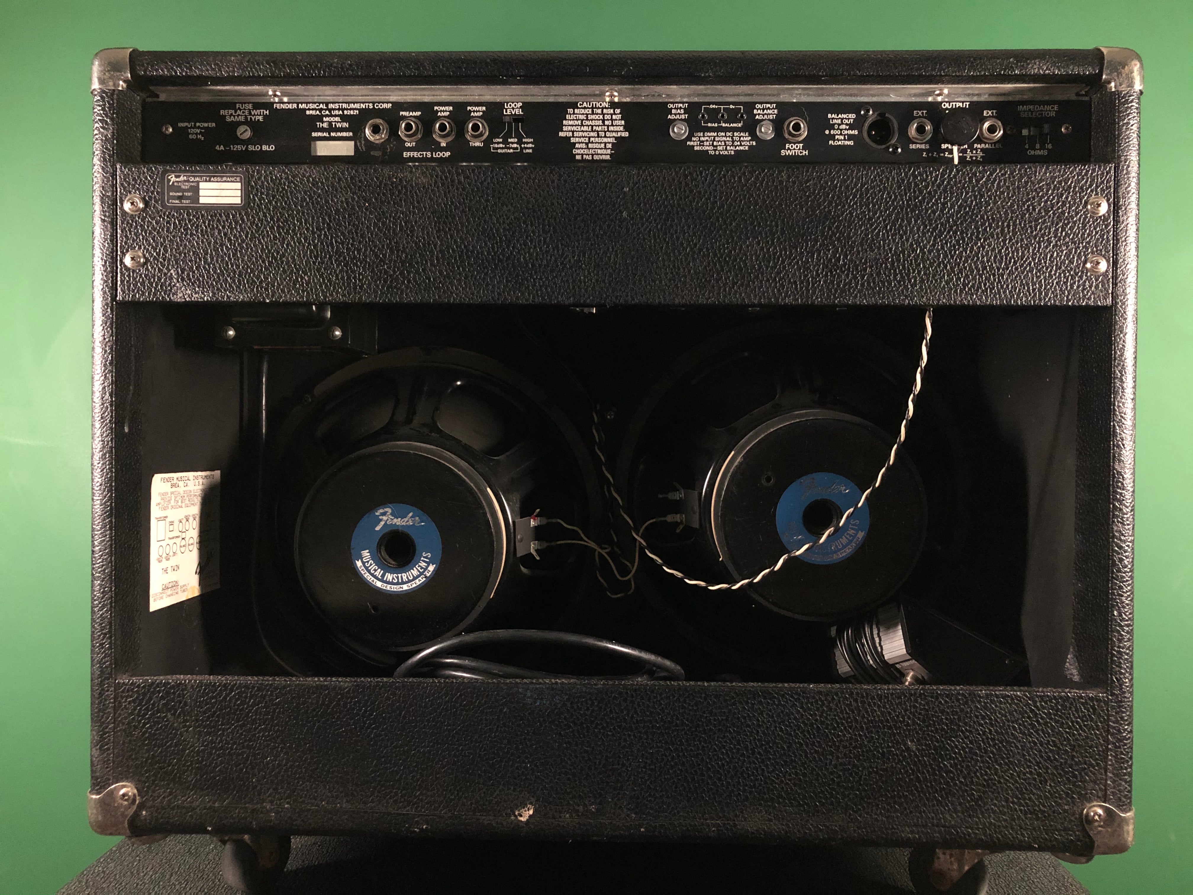 Fender 'The Twin' Red Knob Toronto, ON Cask Music