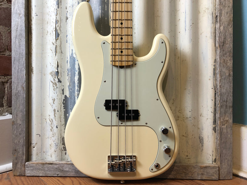 2017 Fender USA Precision Bass Olympic White