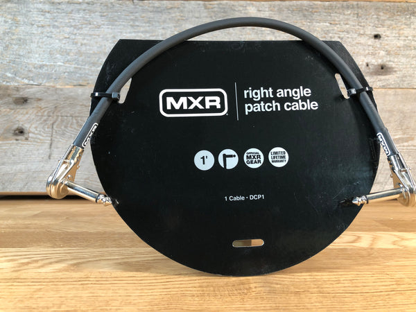 MXR Short Instrument Cable with Pancake Plugs