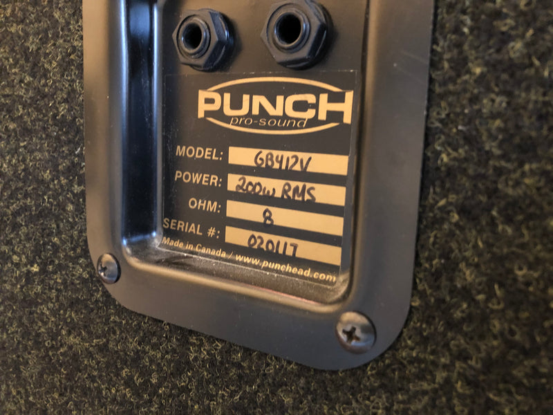 Punch GB412V 4x12 Cabinet