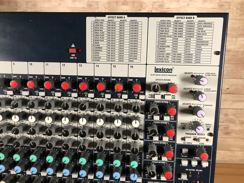 Soundcraft FX16ii Mixer with Lexicon DFX Toronto, ON | Cask Music