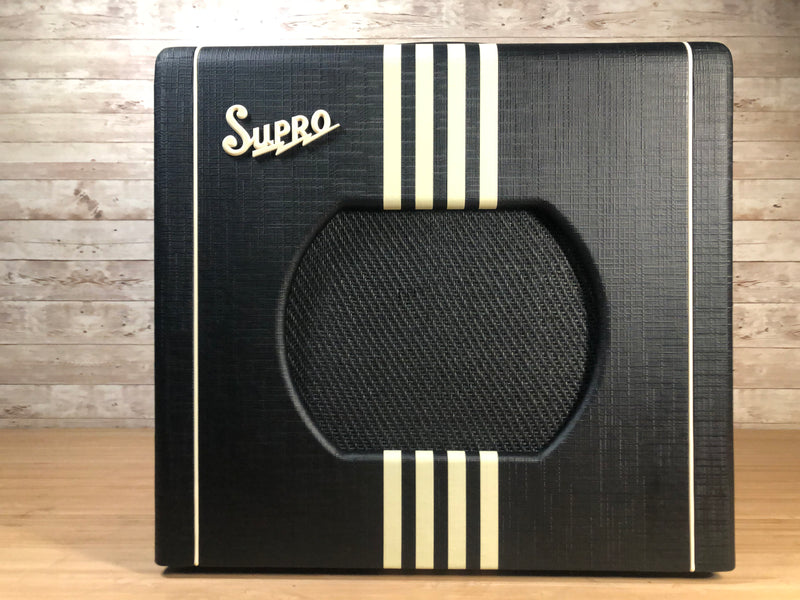Supro Delta King 10 Black / Cream