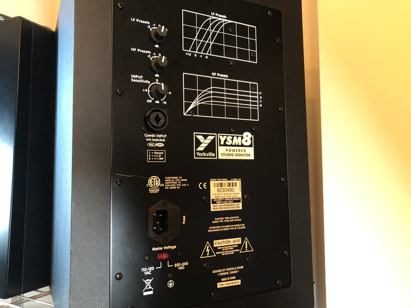 Yorkville YSM-8 Powered Monitors