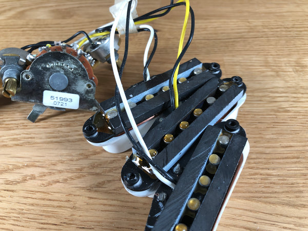 Fender MIM Stratocaster Wiring Harness Used